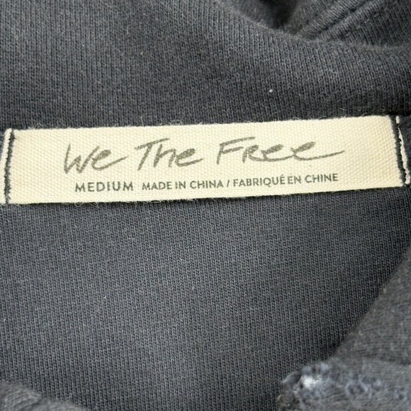 Free people we the free ruby vest shacket sleeveless black gray size medium - Picture 4 of 16